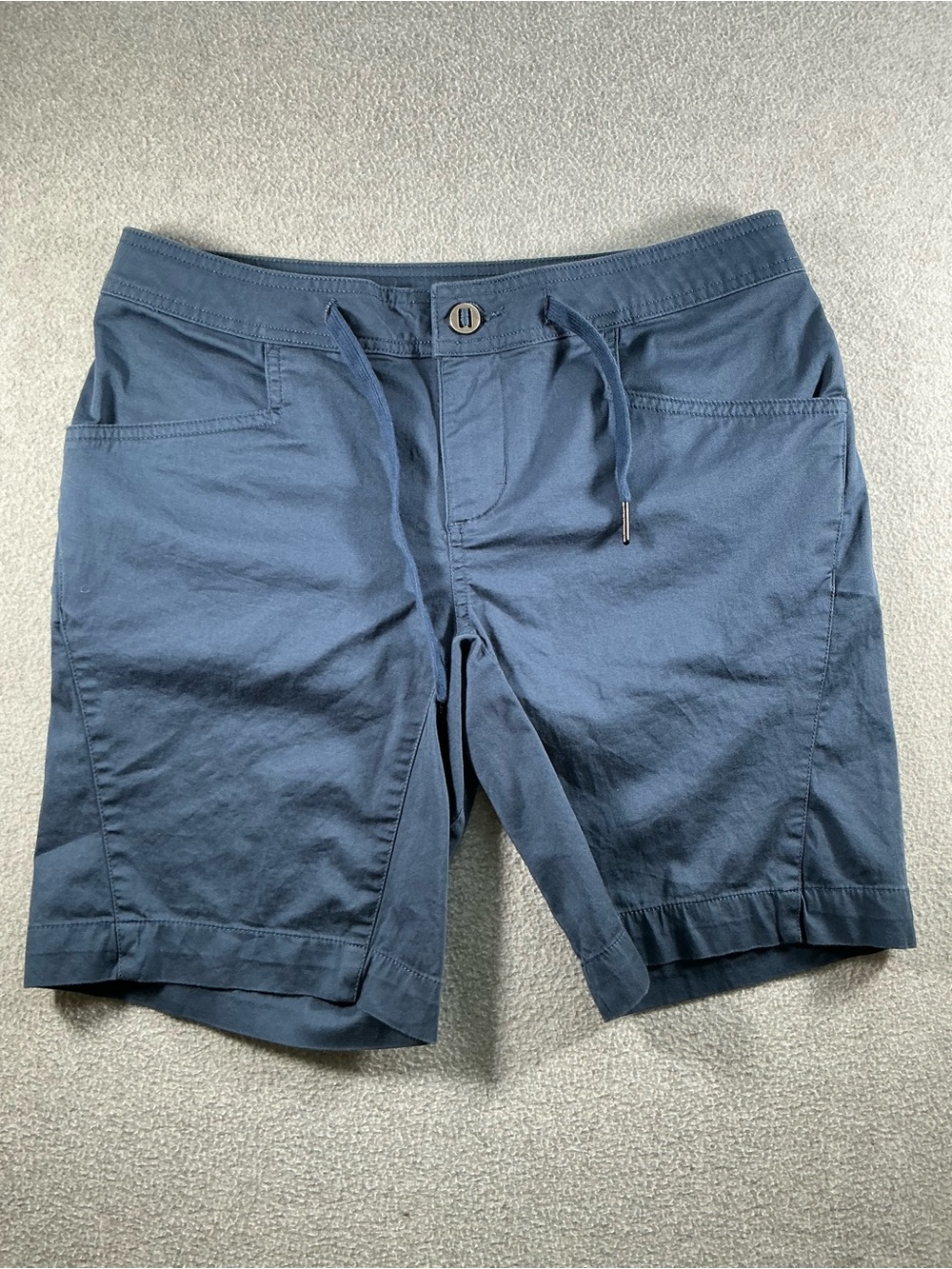 Black Diamond Women’s Size 8 Slate Blue Outdoor Hiking Shorts 8” Inseam Stretch - Picture 2 of 11